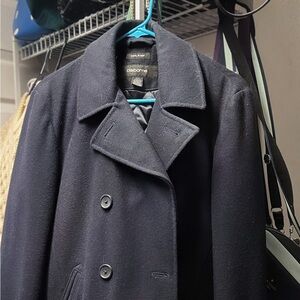 Claiborne Navy Blue Peacoat